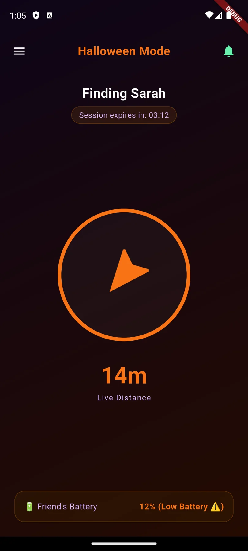 FindMeNow — App screenshots